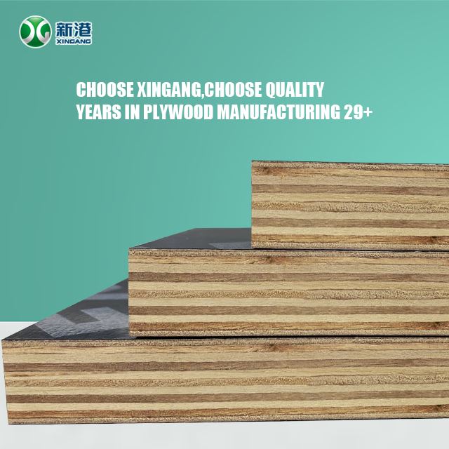 Film Faced Shuttering Plywood Poplar Plywood Cheap Plywood 18mm