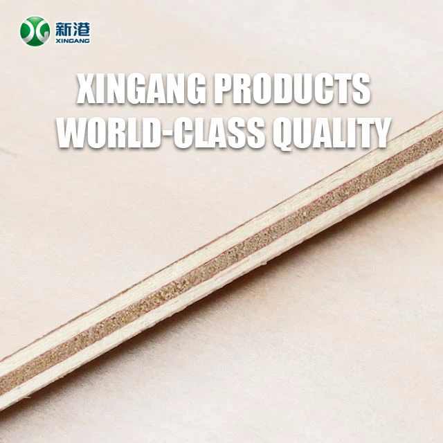 Hot Press Plywood 1200mmx2400mm Poplar Plywood Commercial Plywood Sheet