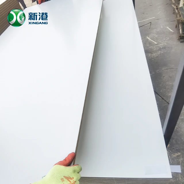 12mm 15mm 18mm 1220x2440mm White Two Sides Melamine MDF Board