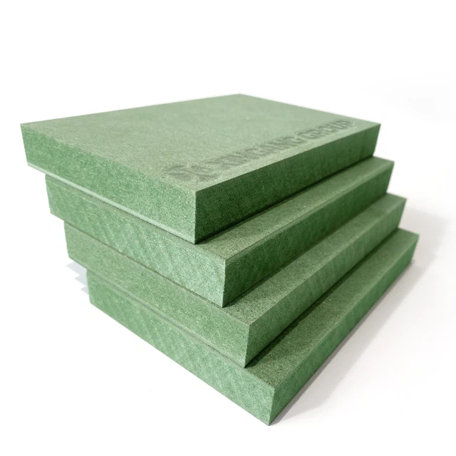 Xingang 18mm Moisture Resistant Green MDF Factory Directly Produce For Furniture